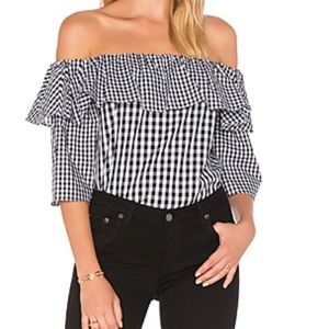 REVOLVE off the shoulder top
